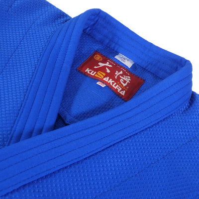Judo Kimono. Blue Warrior. Blue Judo Gi. Kimono 